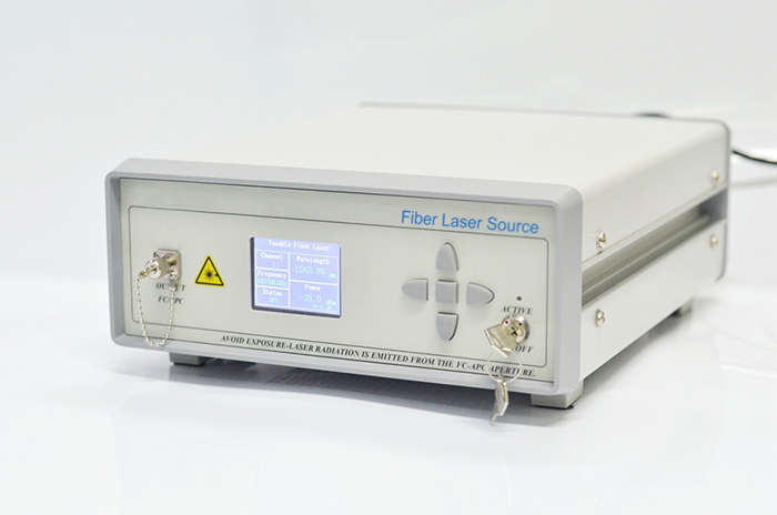 L-Band 64 Wavelengths Tunable Fiber Laser 0.8nm Interval 5~10mW Power Adjustable